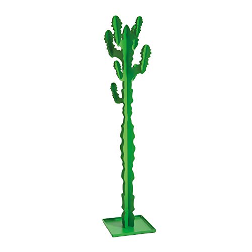 Arti & Mestieri Cactus Design Garderobenständer 100% Made Italy   aus Eisen, 45 x 45 x 170 cm   Grün